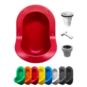 urinoir sans eau encastrable complet ti'pi (prêt à l'emploi)