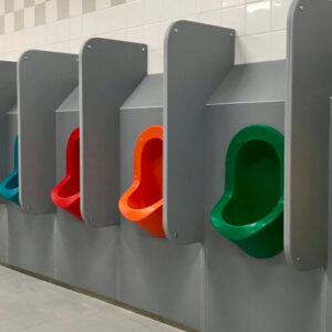 urinoirs sans eau de couleurs