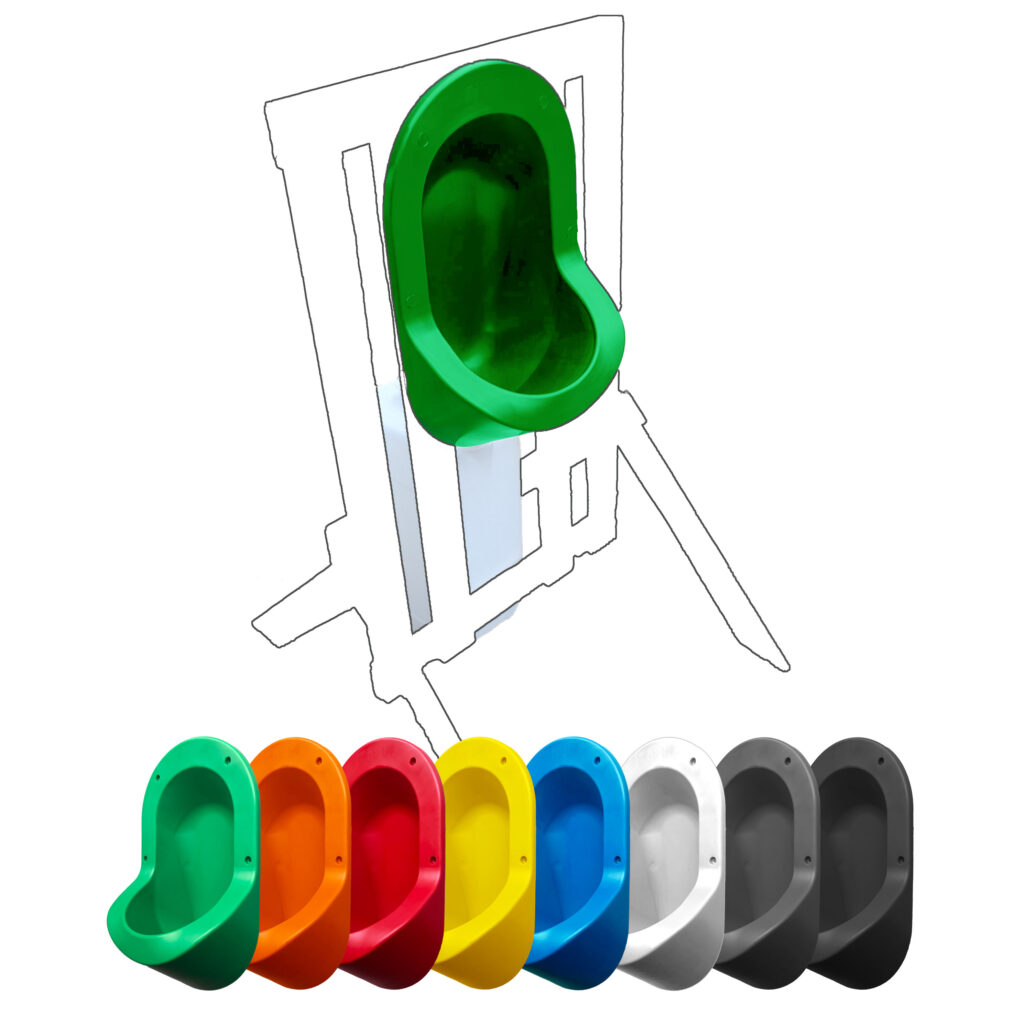 urinoir d’extérieur en palette – design bohème & écoresponsable – mobilier non fourni