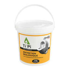 entretien biologique pour urinoir sans eau en pot de 175 lingettes