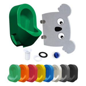 pack spécial école avec urinoir sans eau, système anti odeur et séparateur koala
