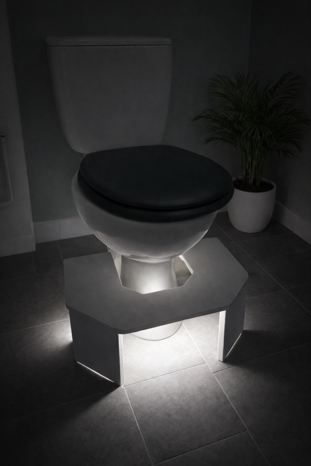 petite lampe led intelligente pour réhausseur physiologique ti’popo avec détecteur de mouvement – vendu sans les piles (aaa) – rétro éclairage