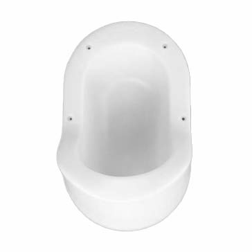 urinoir sans eau encastrable seul ti'pi (sans valve) neuf (avec microporosité)