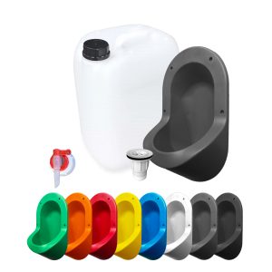 kit spécial jardin urinoir mural sans eau + bidon de récupération 25l (copie)